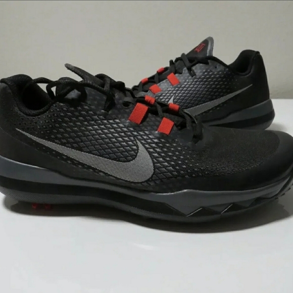 Nike Shoes Rare 25 Nike Tiger Woods Tw 15 Black Golf Spikes Poshmark